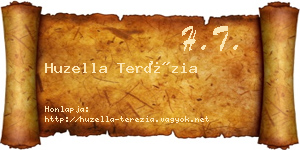 Huzella Terézia névjegykártya